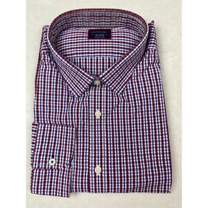 UNTUCKit Amberhill Shirt Men's XXL Regular Fit Red‎ Blue Check Long Sleeve NWT